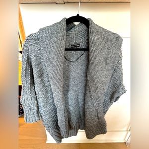 Gray oversized, cardigan, express